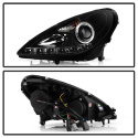 Mercedes Benz SLK 05-10 Projector Headlights - Xenon/HID Model Only DRL - Black Spyder Auto