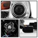 Mercedes Benz SLK 05-10 Projector Headlights - Xenon/HID Model Only DRL - Chrome Spyder Auto