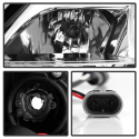 Mercedes Benz SLK 05-10 Projector Headlights - Xenon/HID Model Only DRL - Chrome Spyder Auto