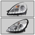 Mercedes Benz SLK 05-10 Projector Headlights - Xenon/HID Model Only DRL - Chrome Spyder Auto