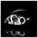Mercedes Benz SLK 98-04 1PC Projector Headlights LED Halo - Chrome Spyder Auto