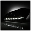 Mercedes Benz C-Class 08-11 Projector Headlights DRL - Chrome Spyder Auto