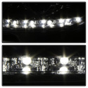 Mercedes Benz C-Class 08-11 Projector Headlights DRL - Chrome Spyder Auto