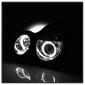 Mercedes Benz E-Class 95-99 Projector Headlights - LED Halo - Chrome Spyder Auto