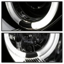 Mercedes Benz E-Class 95-99 Projector Headlights - LED Halo - Chrome Spyder Auto