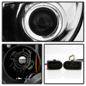 Mercedes Benz E-Class 03-06 Projector Headlights - Xenon/HID Model Only Chrome - High H7 (Included) - Low D2R (Not Included) Spyder Auto