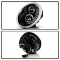 Mini Cooper 02-06 Projector Headlights - DRL - Black Spyder Auto