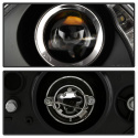 Mini Cooper 02-06 Projector Headlights - DRL - Black Spyder Auto