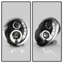 Mini Cooper 02-06 Projector Headlights - DRL - Black Spyder Auto