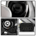 Mini Cooper 2007-2012 Projector Headlights DRL - Black Spyder Auto