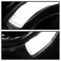 Mini Cooper 2007-2012 Projector Headlights DRL - Black Spyder Auto