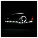 Mitsubishi Lancer / EVO-10 08-14 Projector Headlights - Xenon/HID Model Only LED Halo - DRL - Black Spyder Auto