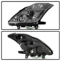 Nissan 350Z 03-05 Projector Headlights DRL - Smoke Spyder Auto