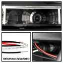 Nissan Altima 02-04 Projector Headlights LED Halo - LED ( Replaceable LEDs ) - Black Spyder Auto