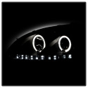 Nissan Altima 02-04 Projector Headlights LED Halo - LED ( Replaceable LEDs ) - Black Spyder Auto