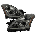Nissan Altima 4Dr 2010-2012 Projector Headlights - Light Tube DRL - LED Halo - Smoke Spyder Auto