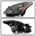 Nissan Altima 4Dr 2010-2012 Projector Headlights - Light Tube DRL - LED Halo - Smoke Spyder Auto