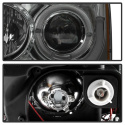 Nissan Altima 4Dr 2010-2012 Projector Headlights - Light Tube DRL - LED Halo - Smoke Spyder Auto