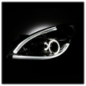 Nissan Altima 4Dr 2010-2012 Projector Headlights - Light Tube DRL - LED Halo - Smoke Spyder Auto