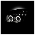 Nissan Titan 04-14 / Nissan Armada 04-07 Projector Headlights - CCFL Halo - LED ( Replaceable LEDs ) - Black - Spyder Auto