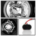 Nissan Titan 04-14 / Nissan Armada 04-07 Projector Headlights - CCFL Halo - LED ( Replaceable LEDs ) - Black - Spyder Auto