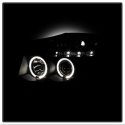Nissan Titan 04-14 / Nissan Armada 04-07 Projector Headlights - LED Halo - LED ( Replaceable LEDs ) - Black - Spyder Auto