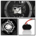 Nissan Titan 04-14 / Nissan Armada 04-07 Projector Headlights - LED Halo - LED ( Replaceable LEDs ) - Black Smoke - Spyder Auto