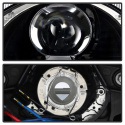 Porsche 911 997 2005-2009 Projector Headlights - Halogen Model Only ( Not Compatible With Xenon/HID Model ) - DRL LED - Black Spyder Auto