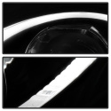 Porsche 911 997 2005-2009 Projector Headlights - Halogen Model Only ( Not Compatible With Xenon/HID Model ) - DRL LED - Black Spyder Auto
