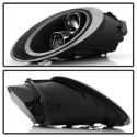 Porsche 911 997 2005-2009 Projector Headlights - Xenon/HID Model Only DRL LED - Black Spyder Auto