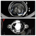 Porsche 911 997 2005-2009 Projector Headlights - Xenon/HID Model Only DRL LED - Black Spyder Auto