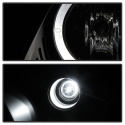 Pontiac GTO 04-06 Projector Headlights - LED Halo - LED ( Replaceable LEDs ) - Black Spyder Auto