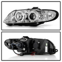 Pontiac GTO 04-06 Projector Headlights - LED Halo - LED ( Replaceable LEDs ) - Chrome Spyder Auto