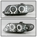 Pontiac GTO 04-06 Projector Headlights - LED Halo - LED ( Replaceable LEDs ) - Smoke Spyder Auto