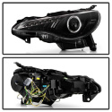 Subaru BRZ 12-14 Projector Headlights- DRL LED - Black Spyder Auto