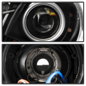 Subaru BRZ 12-14 Projector Headlights- DRL LED - Black Spyder Auto