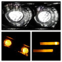 Subaru BRZ 12-14 Projector Headlights- DRL LED - Black Spyder Auto