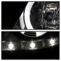 Toyota Corolla 09-10 Projector Headlights - LED Halo - DRL - Black Spyder Auto