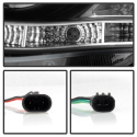 Toyota Corolla 09-10 Projector Headlights - LED Halo - DRL - Black Spyder Auto