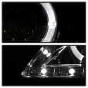 Toyota Corolla 09-10 Projector Headlights - LED Halo - DRL - Smoke Spyder Auto