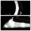 Toyota Corolla 11-13 Projector Headlights DRL LED - Black Spyder Auto