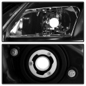 Toyota Corolla 11-13 Projector Headlights DRL LED - Black Spyder Auto
