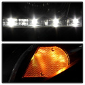 Toyota Camry 02-06 Projector Headlights - DRL - Black Spyder Auto