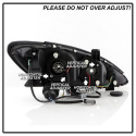 Toyota Camry 02-06 Projector Headlights - DRL - Black Spyder Auto