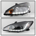 Toyota Camry 02-06 Projector Headlights - DRL - Black Spyder Auto
