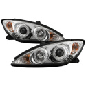 Toyota Camry 02-06 Projector Headlights - LED Halo - LED ( Replaceable LEDs ) - Chrome Spyder Auto