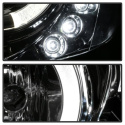 Toyota Camry 02-06 Projector Headlights - LED Halo - LED ( Replaceable LEDs ) - Chrome Spyder Auto
