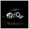 Toyota Camry 02-06 Projector Headlights - LED Halo - LED ( Replaceable LEDs ) - Smoke Spyder Auto