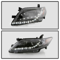 Toyota Camry 07-09 Projector Headlights - DRL - Black Spyder Auto