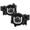 Toyota FJ Cruiser 07-14 Projector Headlights 3D DRL LED - Black Spyder Auto
